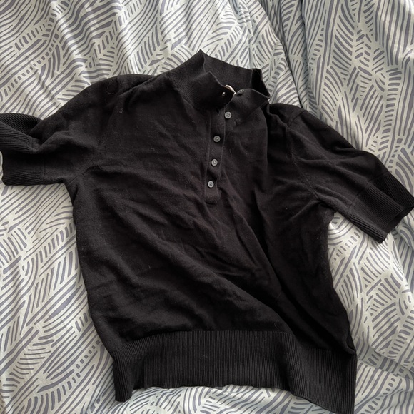 Everlane organic Cotton mock neck shirt - Picture 1 of 3
